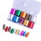 Kitcheniva Holographic Nail Foils DIY Art Transfer Stickers Set of 10